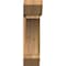 Ekena Millwork Thorton Slat Rough Sawn Bracket w/ Offset Brace, Western Red Cedar, 8"W x 26"D x 30"H BKT0806X26X30THR06RWR - alternate 4